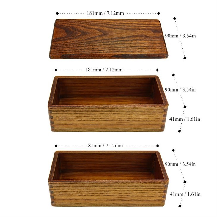 Japanese Wooden Bento Box
