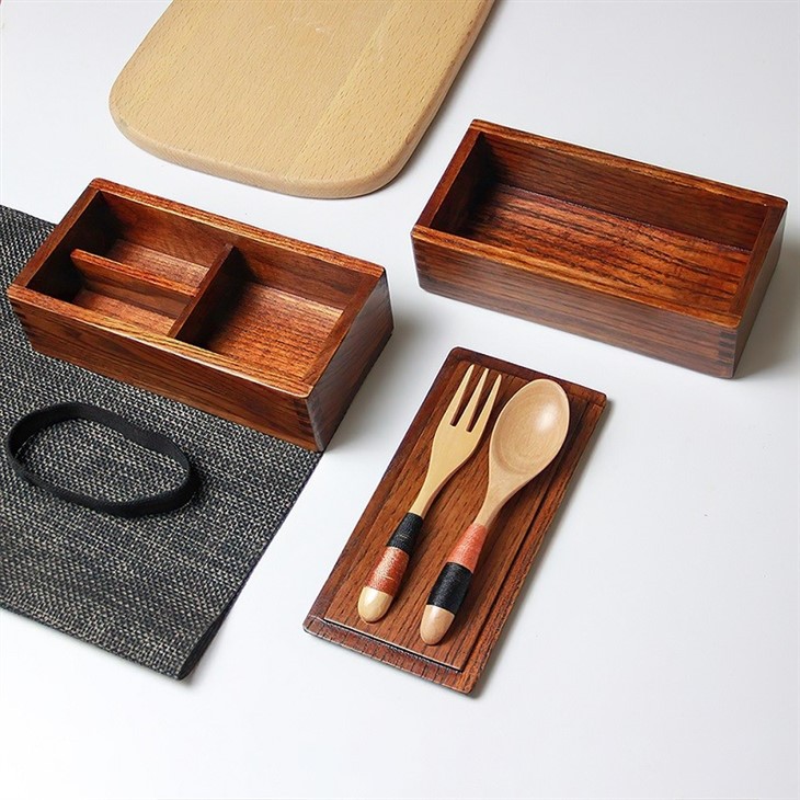 Japanese Wooden Bento Box